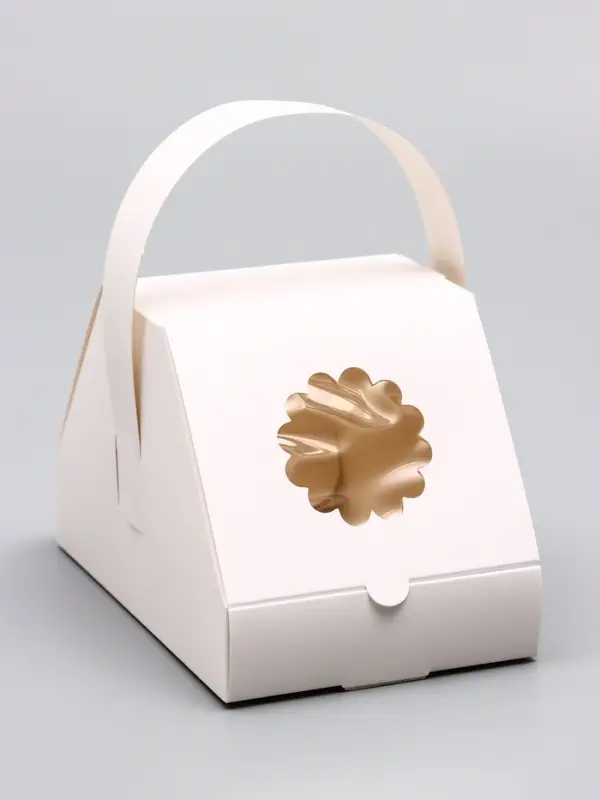 Коробка под рулет с ручкой, фигурная сумочка, 17&times;11&times;11 см