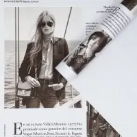 Пленка флористическая "Газета моды" 65мкм, св. голубая, 50х57 &plusmn;1см