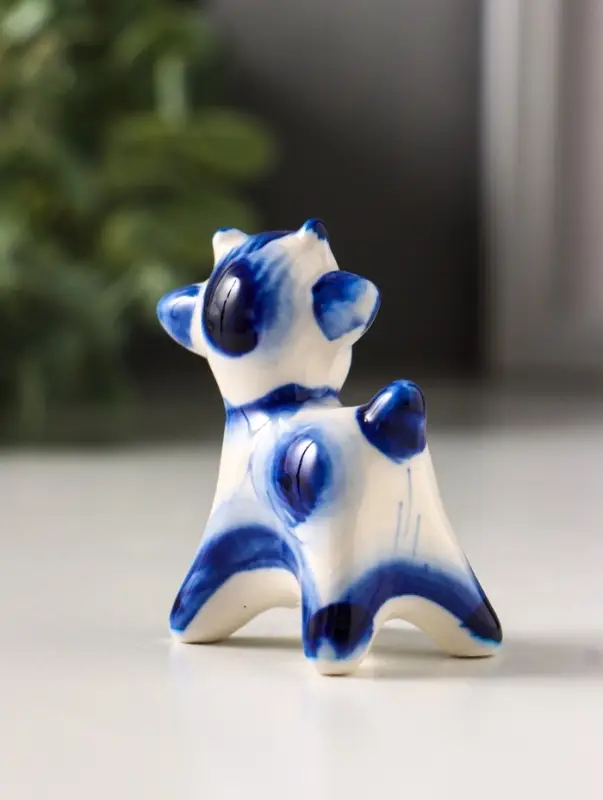 Фигурка фарфор &laquo;Сеня козлёнок&raquo;, 5.5 см, гжель