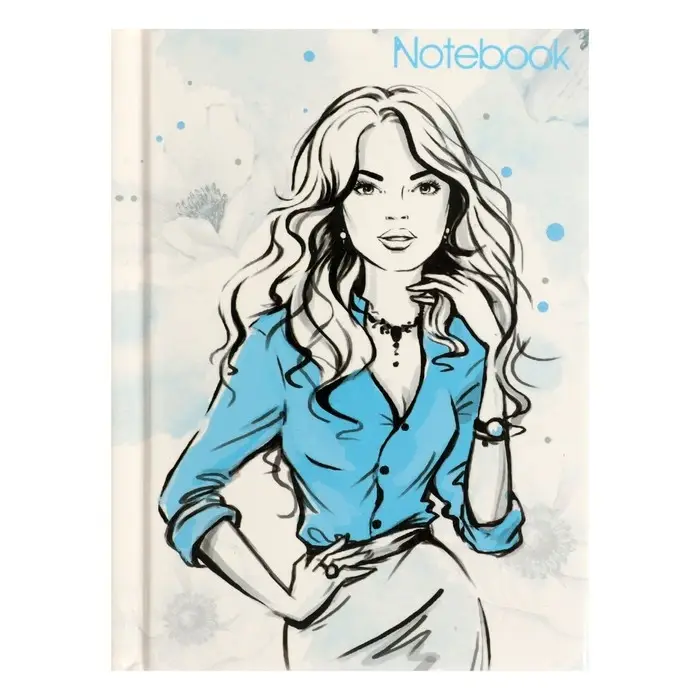 Блокнот А7, 64 листа в клетку Блокнот А7, 64 листа в клетку "Фэшн", твёрдая обложка, глянцевая ламинация, блок офсет