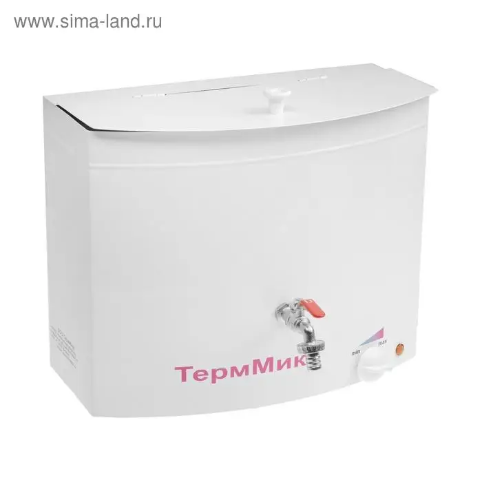 Бак настенный ТермМикс с водонагревателем, 1250 Вт, 15 л, белый