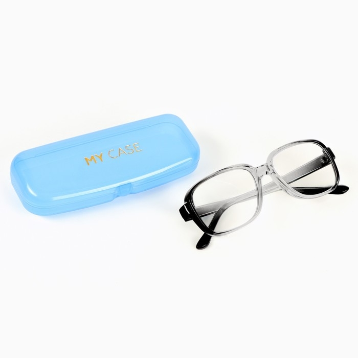 Футляр для очков My case, голубой, 15,5 х 5,2 х 3,5 см Футляр для очков My case, голубой, 15,5 х 5,2 х 3,5 см