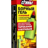Средство от тараканов Дохлокс &laquo;Сгинь&raquo; №76, гель, борный, усиленный, флакон, 100 мл
