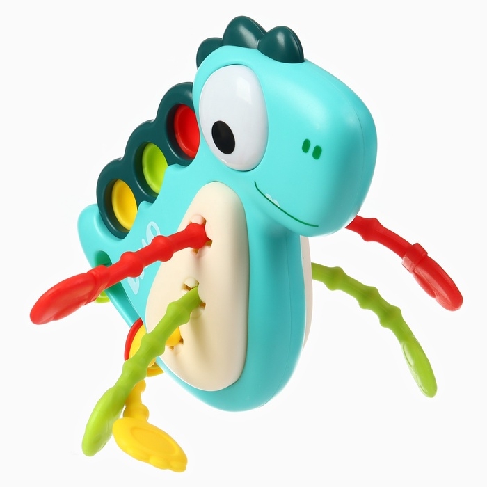 Развивающая сенсорная игрушка - погремушка Крошка Я «Малыш Дино» Развивающая сенсорная игрушка - погремушка Крошка Я «Малыш Дино»