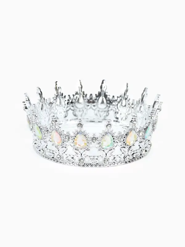 Набор декора для торта: топпер, корона, свеча