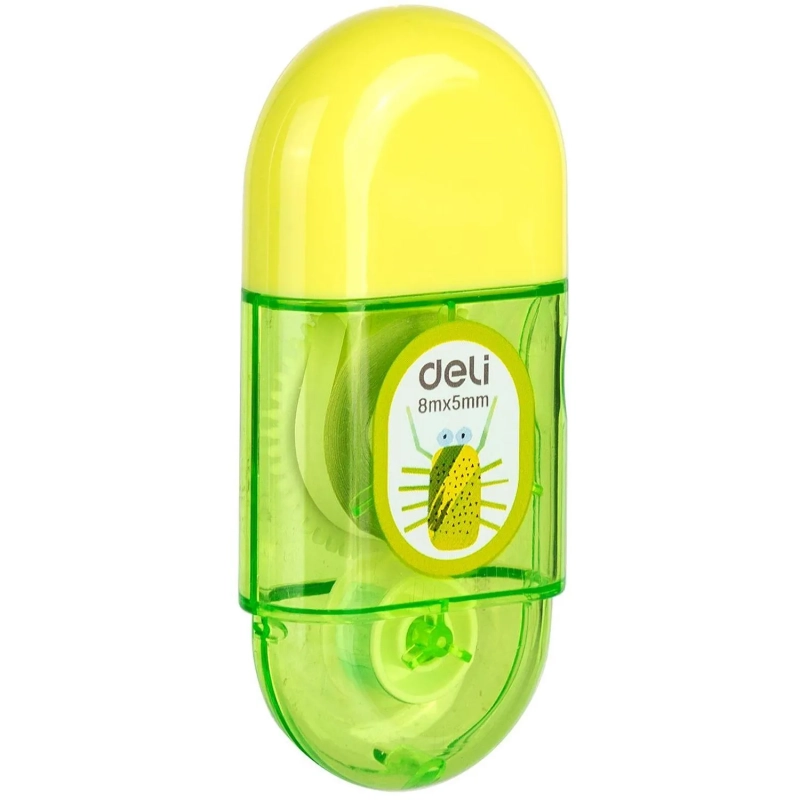 Корректирующая лента Deli EH351 5 мм x 8 м, цвет в ассортименте, блистер