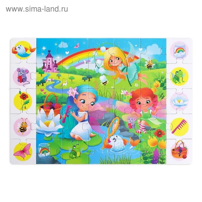Пазлы &laquo;Найди и покажи. Волшебные феи&raquo;, 35 деталей