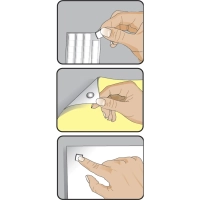 Клеевые подушечки масса KORES Gum Fix удаляемая 84 шт/уп 31600