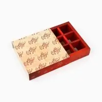 Коробка под 9 конфет &laquo;Новогодние подарки&raquo;, 13.7&times;13.7&times;3.5 см