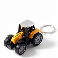 Брелок на кольце &laquo;Жёлтый трактор&raquo; колеса крутятся 7&times;4&times;4.5 см