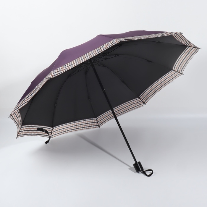 Зонт механический «Однотон», эпонж, 4 сложения, 10 спиц, R = 56/64 см, D = 128 см, цвет МИКС Зонт механический «Однотон», эпонж, 4 сложения, 10 спиц, R = 56/64 см, D = 128 см, цвет МИКС