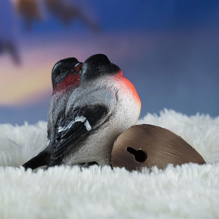 Подвесной декор Подвесной декор "Снегири на ветке" 15х12х12см