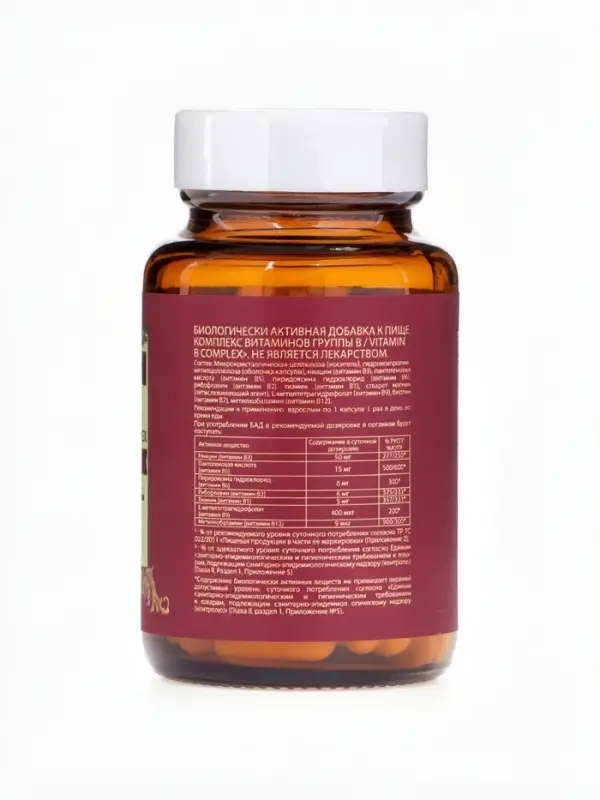 Витамин B комплекс Vitamuno Pro, 60 капсул