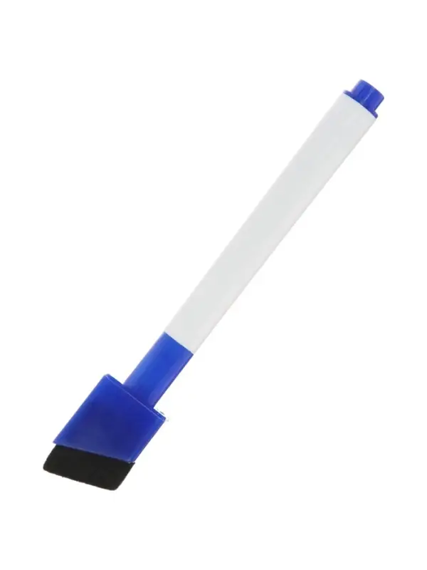 Маркеры на водной основе со стиралкой и магнитом, набор &mdash; 4 шт., синие