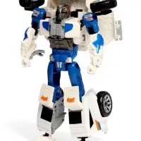 Робот &laquo;Полицейский внедорожник&raquo;, с металлическими элементами, трансформируется