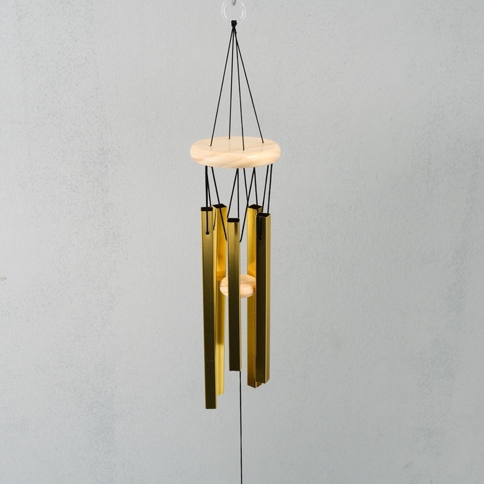 Музыка ветра металл Музыка ветра металл "Квадратные трубы" 5 трубок 74 см