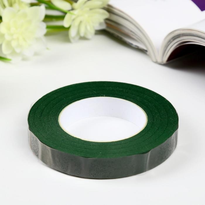 Тейп-лента Тейп-лента "Тёмно-зелёная" намотка 27,3 метра ширина 1,2 см
