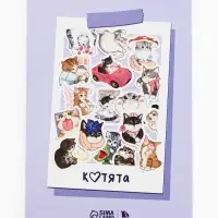 Скетчбук А5, 40 л. 100 г/м&sup2; &laquo;Котики&raquo;
