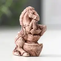Фигурка «Лошадь на дыбах малая», 2×3×4.5 см, шоколад