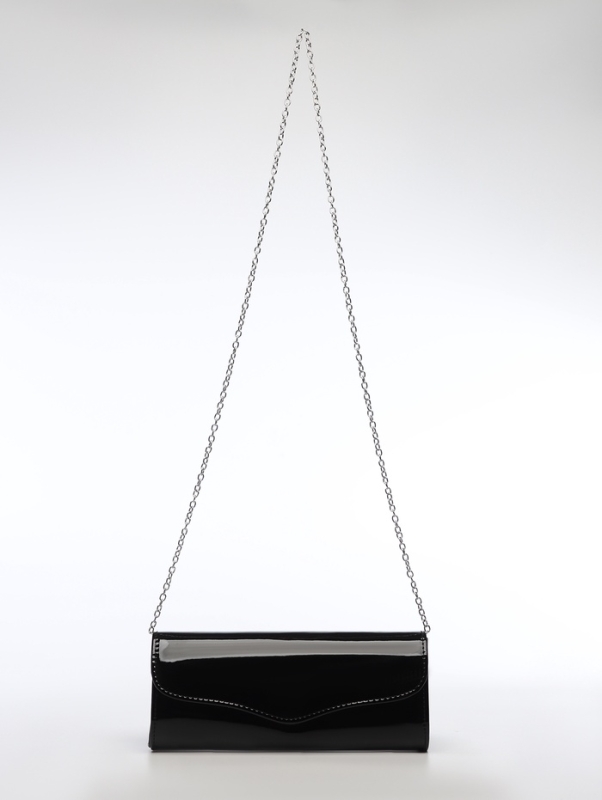 Сумка женская на магните, цвет чёрный