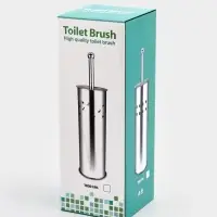 Ёрш для унитаза, нержавеющая сталь, чёрный