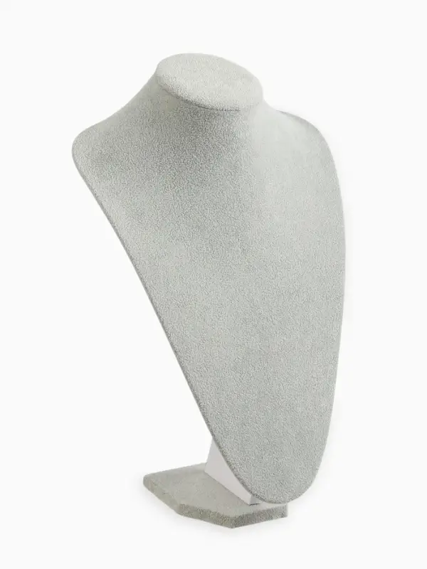 Бюст для украшений QF, 24&times;19&times;35 см, h=35 см, серый