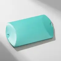 Коробочка подарочная складная «Свёрток», 12×8×3 см, цвет мятный