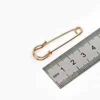Булавка 4.5&times;1.2 см (набор 5 шт.), СМ-208-3, цвет золото