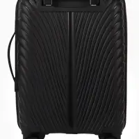 Чемодан на съёмных колёсах, 18", кодовый замок, 33&times;16&times;49 см, чёрный