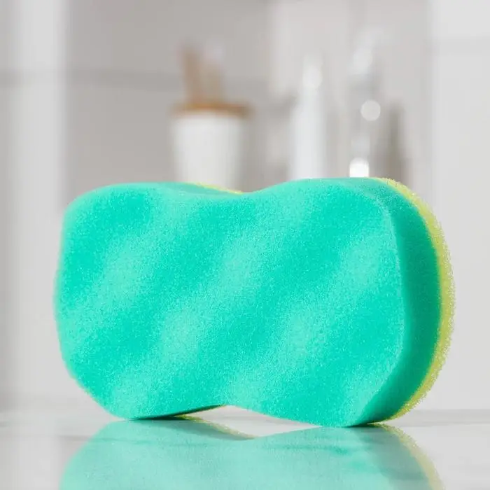 Губка для тела с массажным слоем «Восьмёрка», 14,5×8×4 см, МИКС Губка для тела с массажным слоем «Восьмёрка», 14,5×8×4 см, МИКС