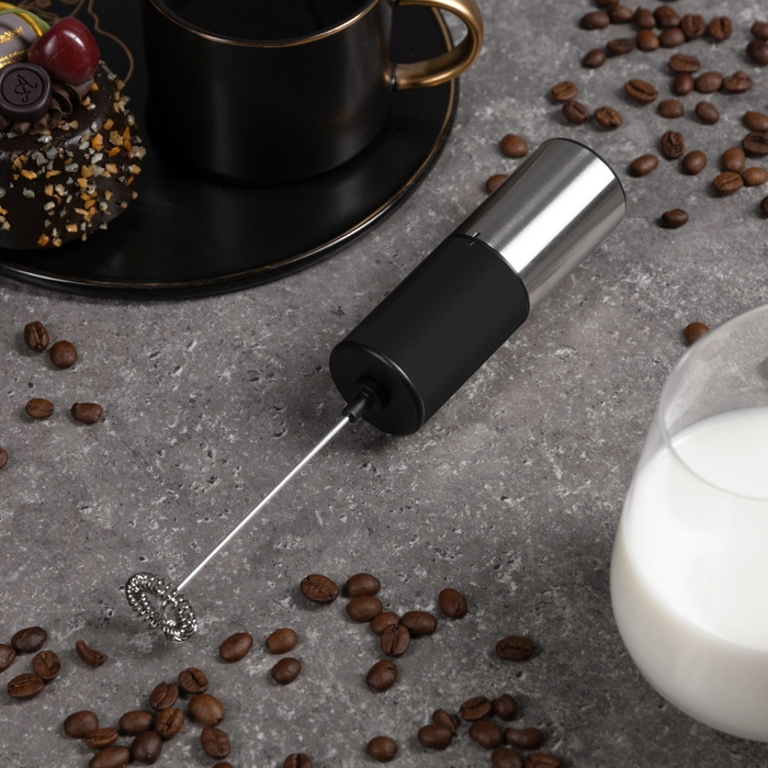 Капучинатор погружной Luazon WMR-03, 6 Вт, от батареек (не в комл-те), на подставке Капучинатор погружной Luazon WMR-03, 6 Вт, от батареек (не в комл-те), на подставке