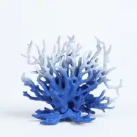 Коралл пластиковый, малый, 16&times;13 см, синий