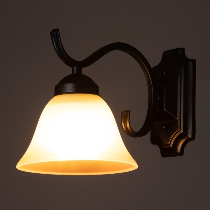 Бра 2711/1 E27 40Вт черный 14х23 см