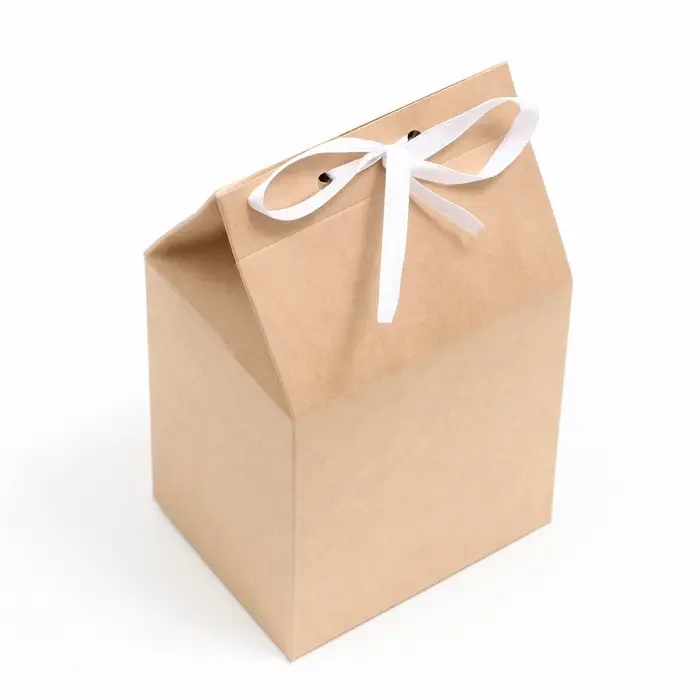 Бонбоньерка, крафтовая, 8×10×16 см Бонбоньерка, крафтовая, 8×10×16 см