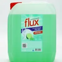Гель для мытья посуды «Лайм и мята», 5 л, FLUX