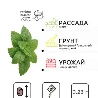 Семена Мята и мелисса &laquo;Набор для чая&raquo;, 0.23 г, смесь, &laquo;АгроСидсТрейд&raquo;
