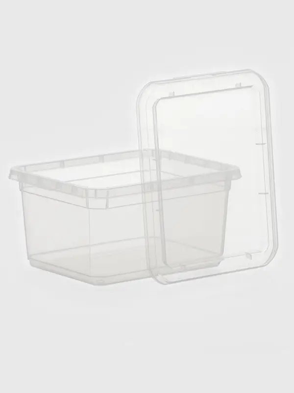 Контейнер для хранения Palm, 2 л, 19&times;15.3&times;9.8 см, с крышкой, прозрачный