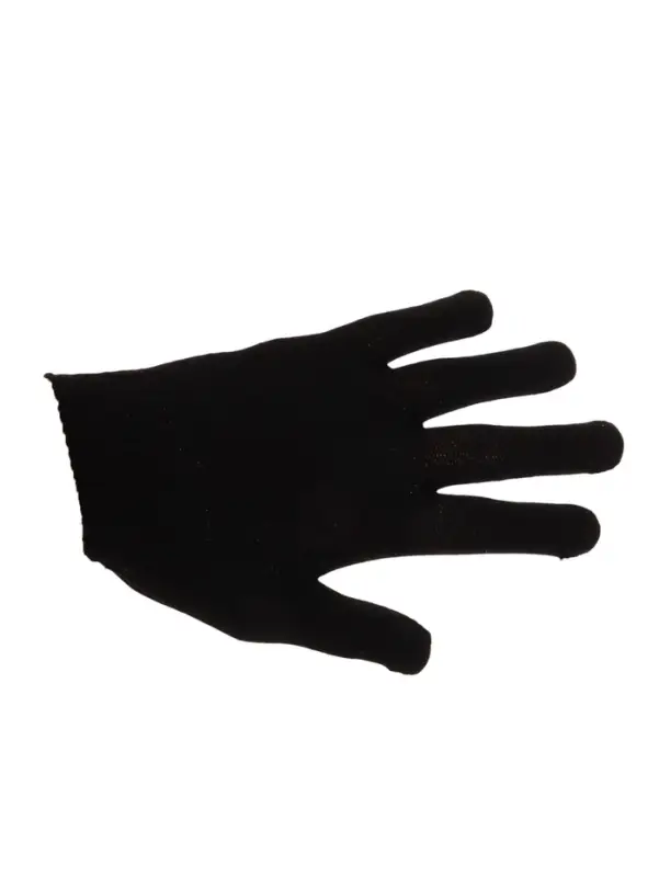 Перчатки садовые, хб, вязка 10 класс, 4 нити, размер 9, с ПВХ точками, чёрные, Greengo