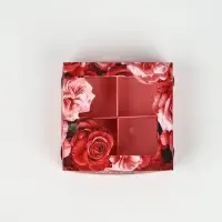 Коробка под 4 конфеты &laquo;Презент&raquo;, 10.5&times;10.5&times;3.5 см