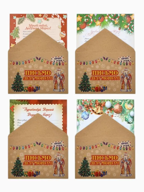 Письмо Деду Морозу «Новогоднее!» МИКС Письмо Деду Морозу «Новогоднее!» МИКС