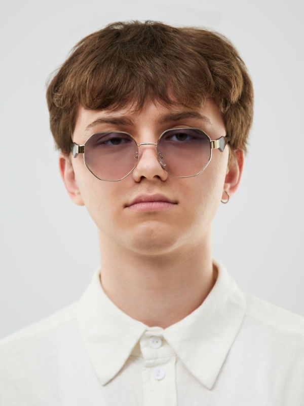 Очки солнцезащитные, uv 400, ширина 13.7 см, дужка 14.4 см, голубая линза Очки солнцезащитные, uv 400, ширина 13.7 см, дужка 14.4 см, голубая линза