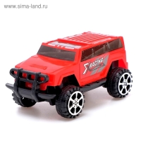 Машина инерционная «Джип» 4 x 4 см, цвета МИКС