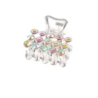 Крабик для волос &laquo;Классик&raquo;, 2.5 см, серебристый