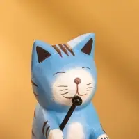 Сувенир «Кот с микрофоном», 3×4×8 см, дерево, МИКС