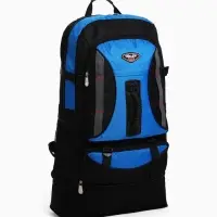 Рюкзак туристический 37 л, с увеличением, с карманами, синий