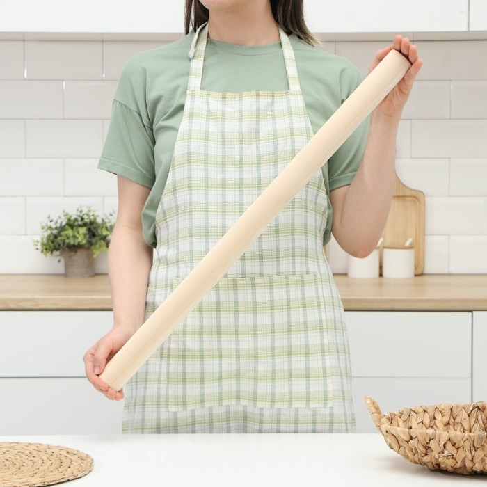 Скалка прямая Доляна, 70×4,3 см, берёза Скалка прямая Доляна, 70×4,3 см, берёза