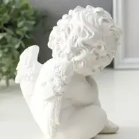 Статуэтка "Ангелочек сидячий"малый, 18х14х13 см