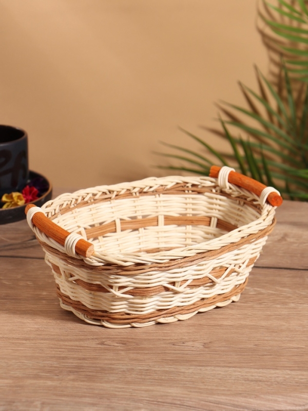 Корзина плетеная 25x19x9 см, ротанг