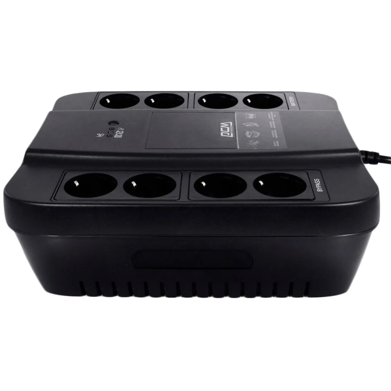 ИБП Powercom Back-UPS SPD-1000N OffLine 1000VA/550W Schuko 8 EURO розеток