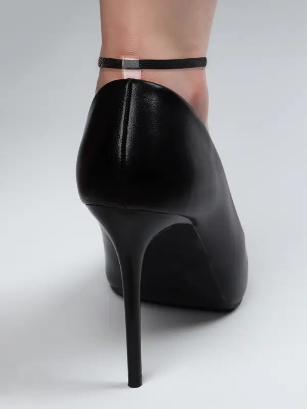 Пяткоудерживатели с петелькой, 5.8&times;4.4 см, чёрные